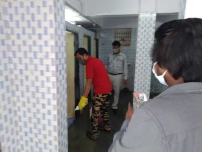 Cleaning of Community Toilets in Mumbai Slum Areas