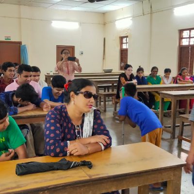 Using drama in education for students in Calcutta Blind School